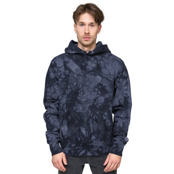 Champion tie-dye hoodie from 519Hoodies (Blue) - Image 5