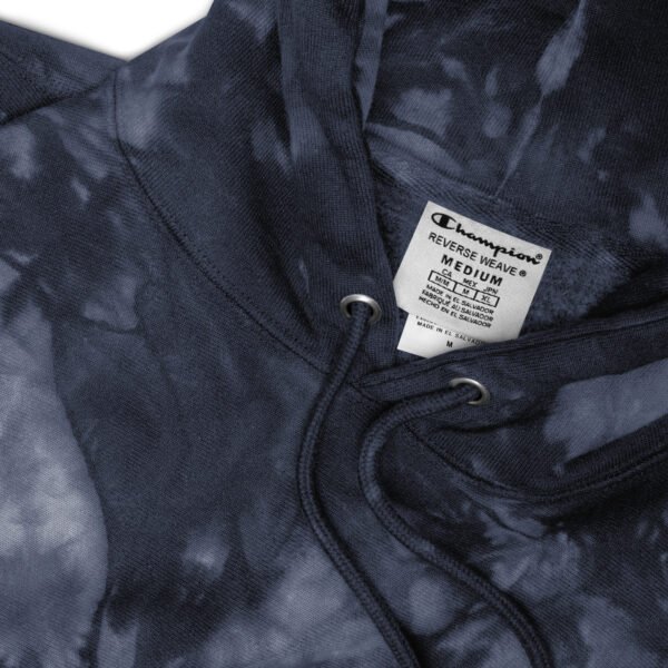 Champion tie-dye hoodie from 519Hoodies (Blue) - Image 3