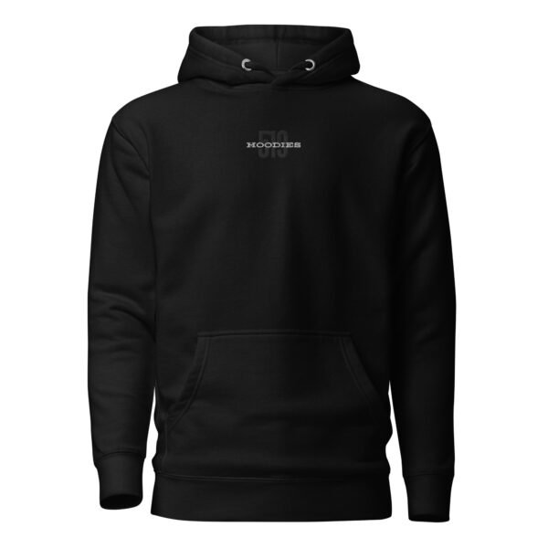 519Hoodies Signature Black Hoodie