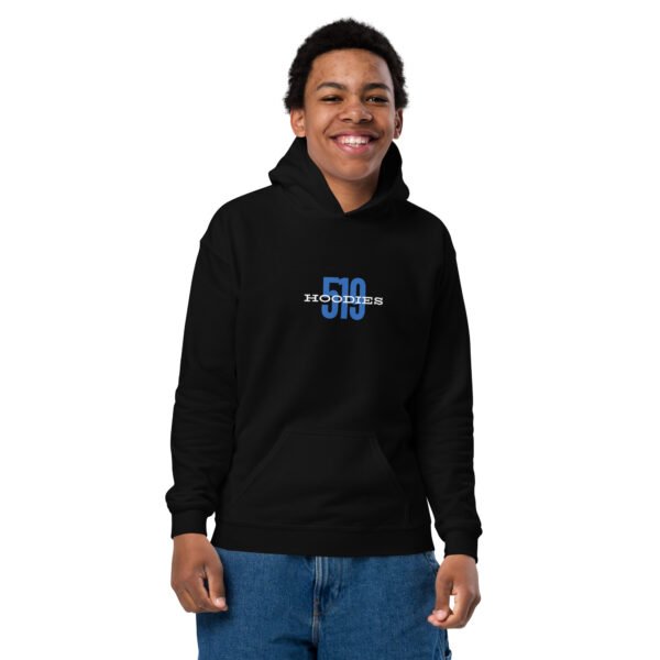 Kids 519Hoodies DTG Black Hoodie - Image 5