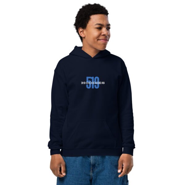 Boys 519Hoodies DTG Navy Blue Hoodie