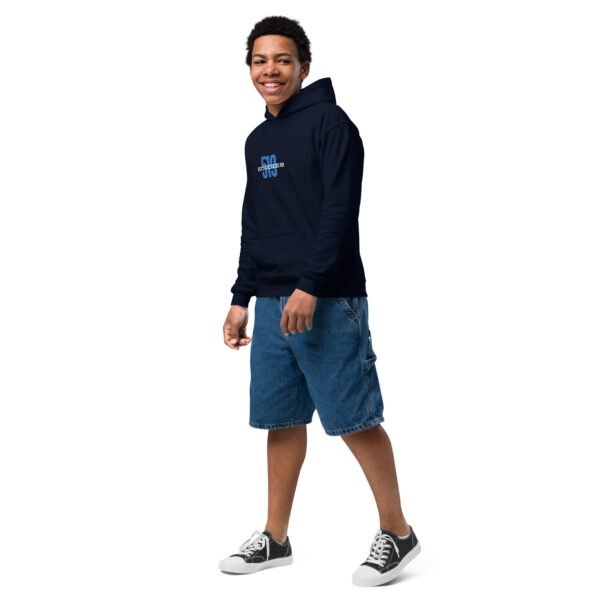 Boys 519Hoodies DTG Navy Blue Hoodie - Image 5